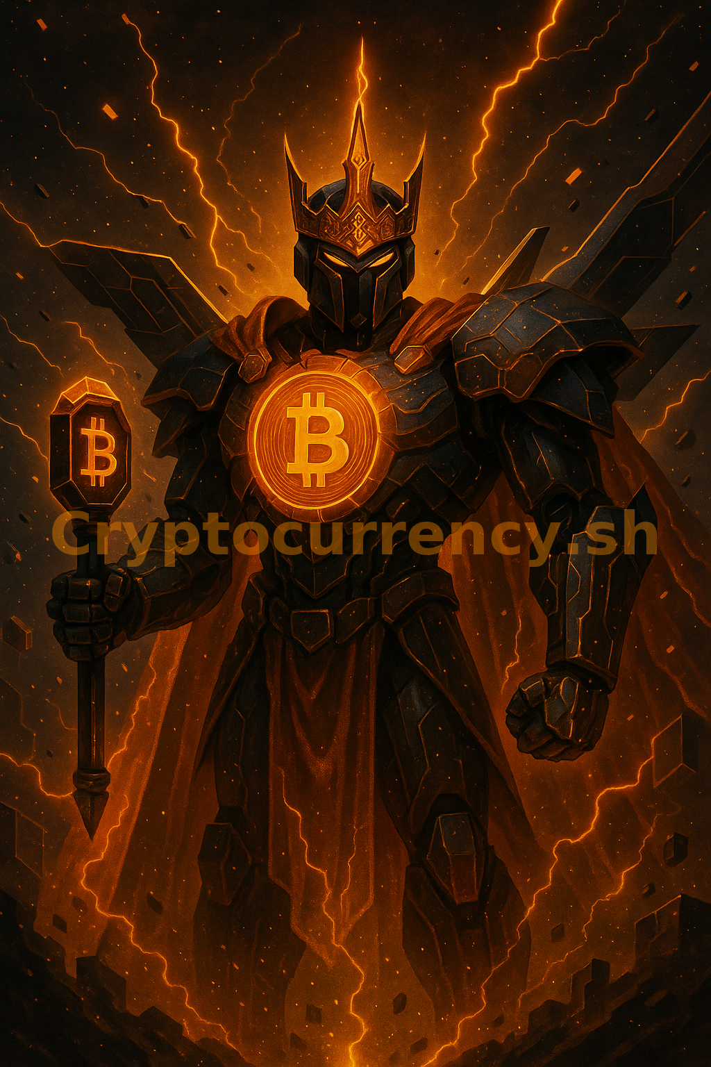 BTC King robot artwork